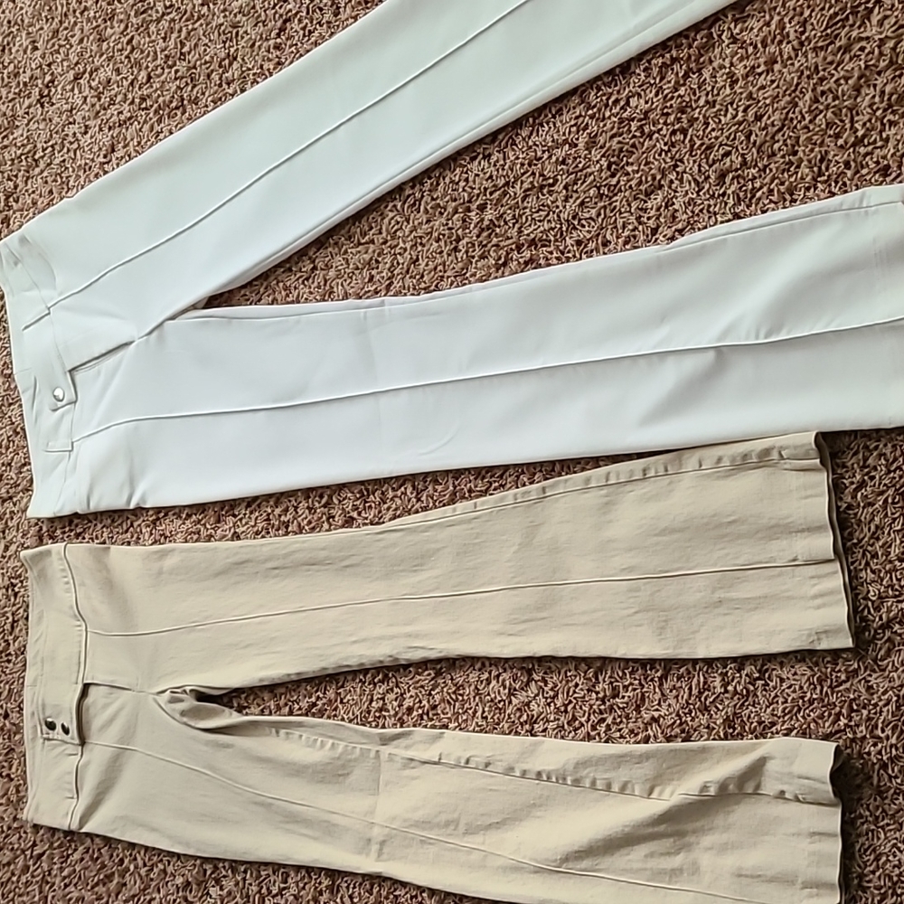 Comfy casual pants. 579 brand. One brand new with tags and one only worn once.